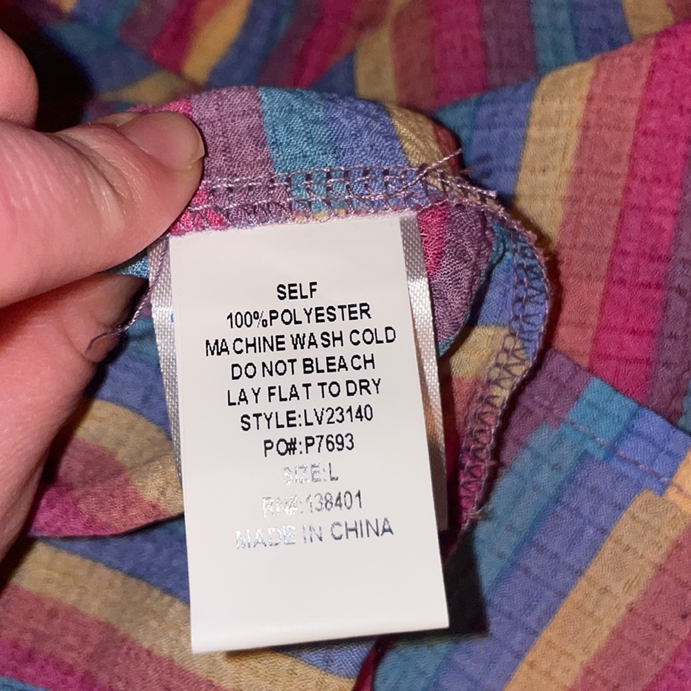 Multicolor Striped Top - Picture 3 of 3